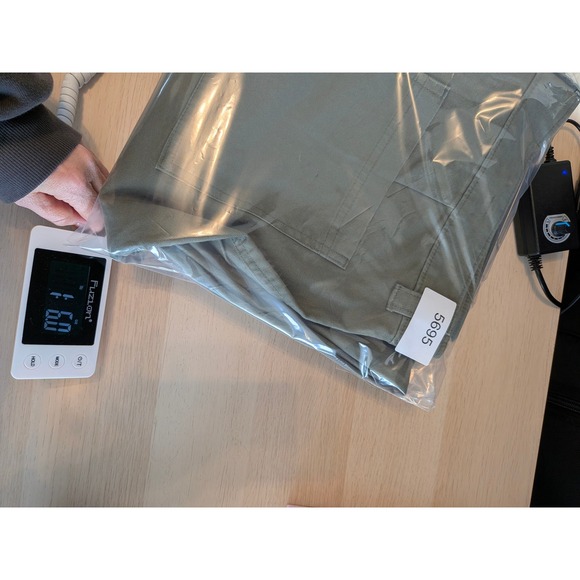 Old Navy Barrel Leg Pants Women 16 Green High Rise Utility Stretch Canvas New - Picture 9 of 9